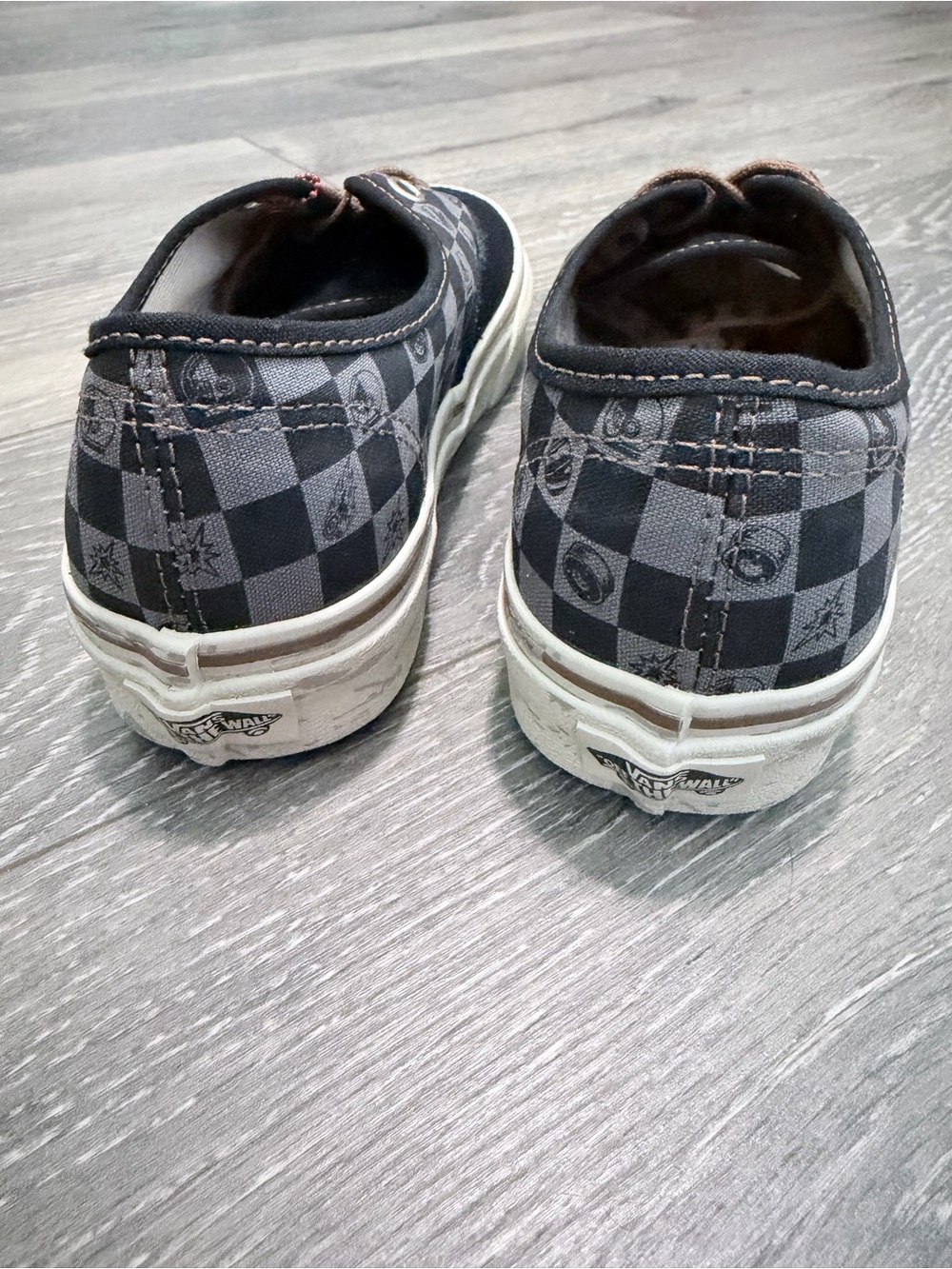NWT Vans Authentic x Space Molly Limited Edition Black/Gray Check Canvas M5 W6.5 - Picture 9 of 16